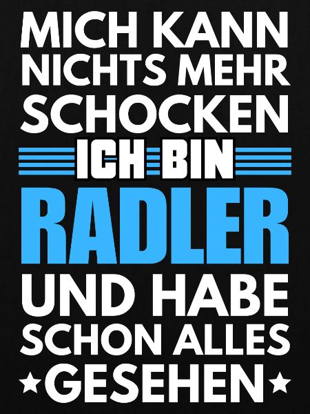 Nicht schockbarer Radler