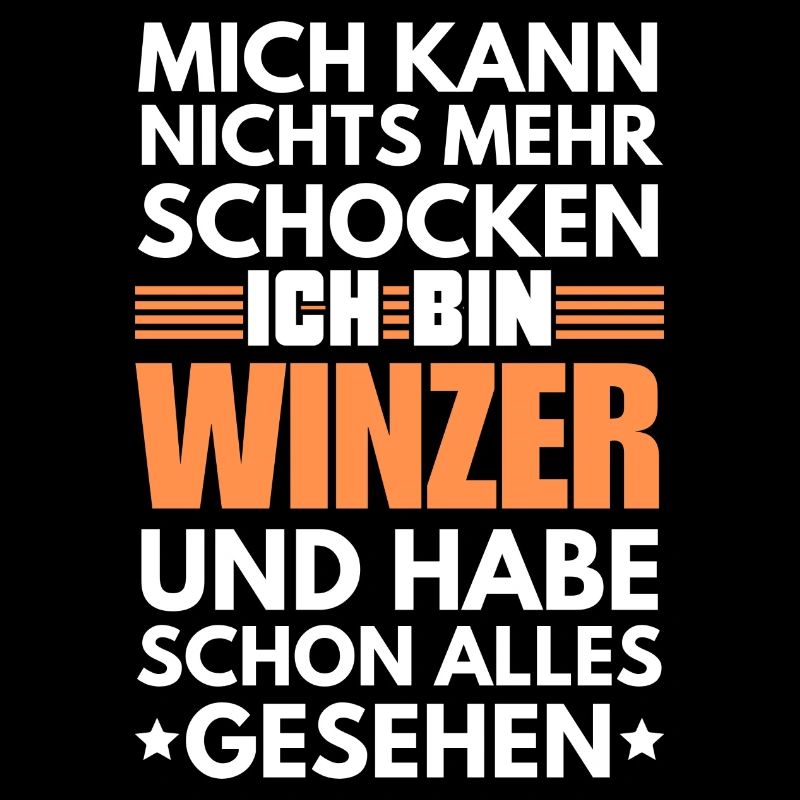 Nicht schockbarer Winzer