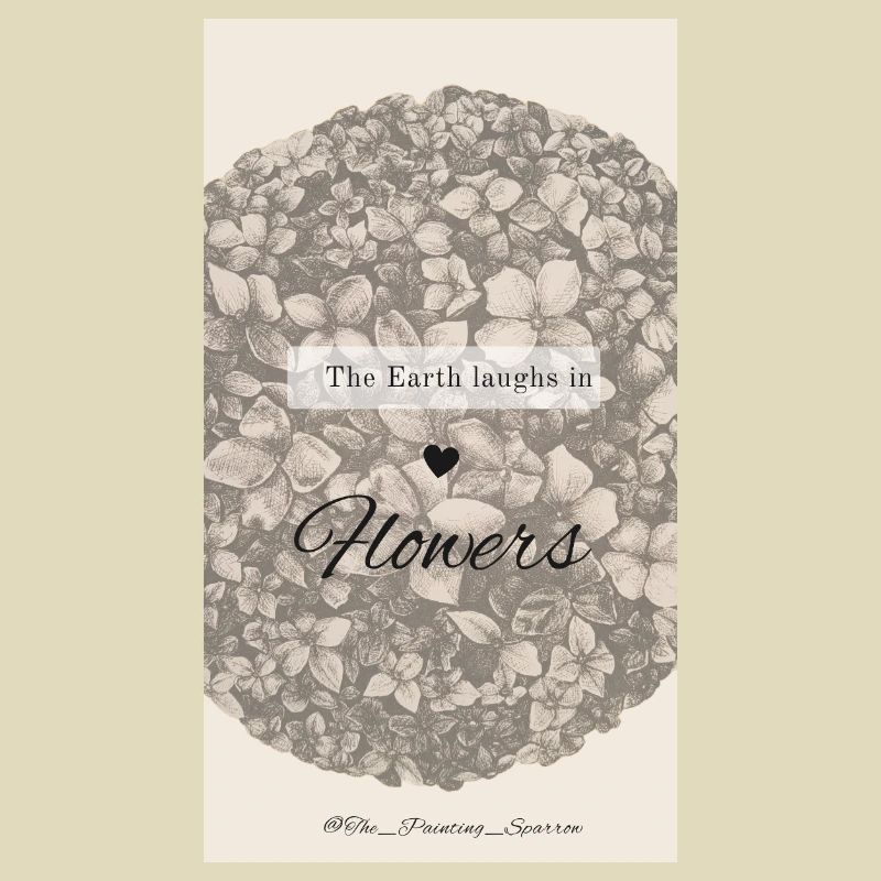 « La Terre rit dans les fleurs »