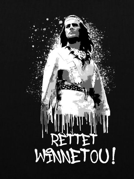 rettet winnetou,winnetou,indianer,illustration