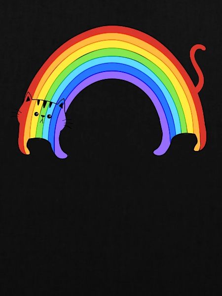 Regenbogen-Katze