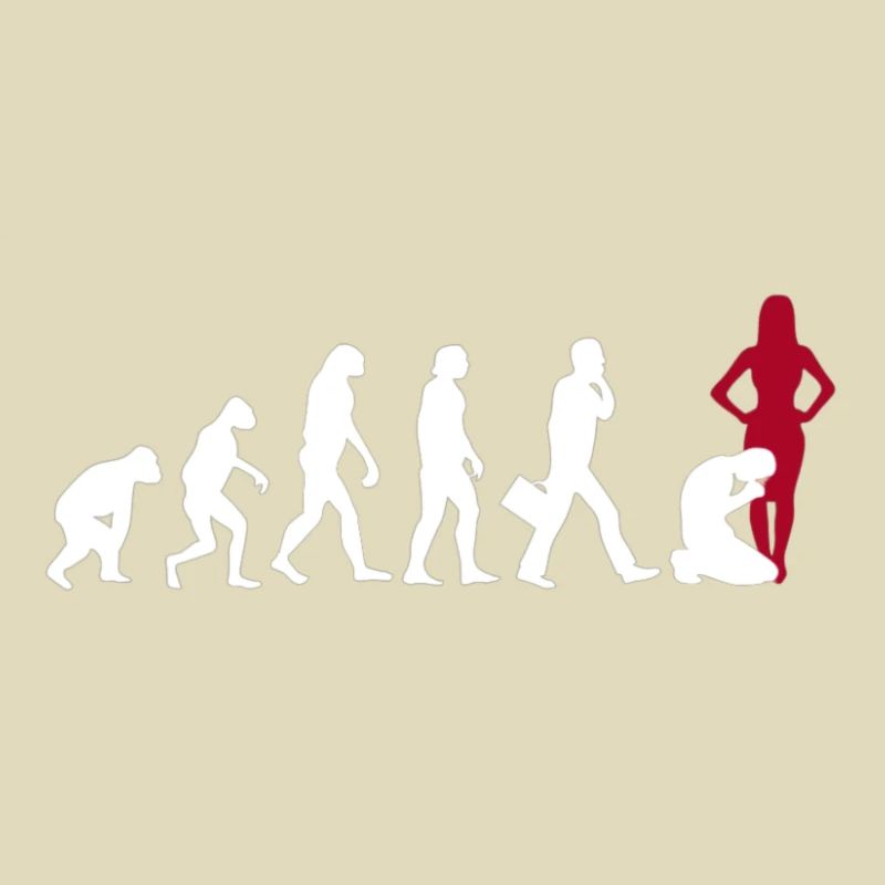 Evolution 100000 Jahre Mann