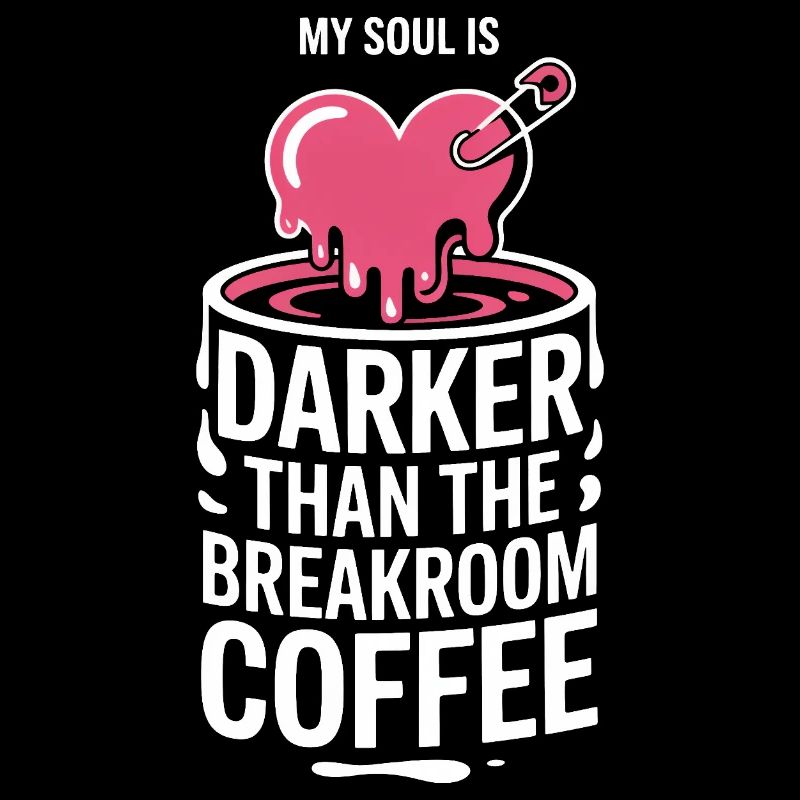 Plus sombre que le café de la salle de pause