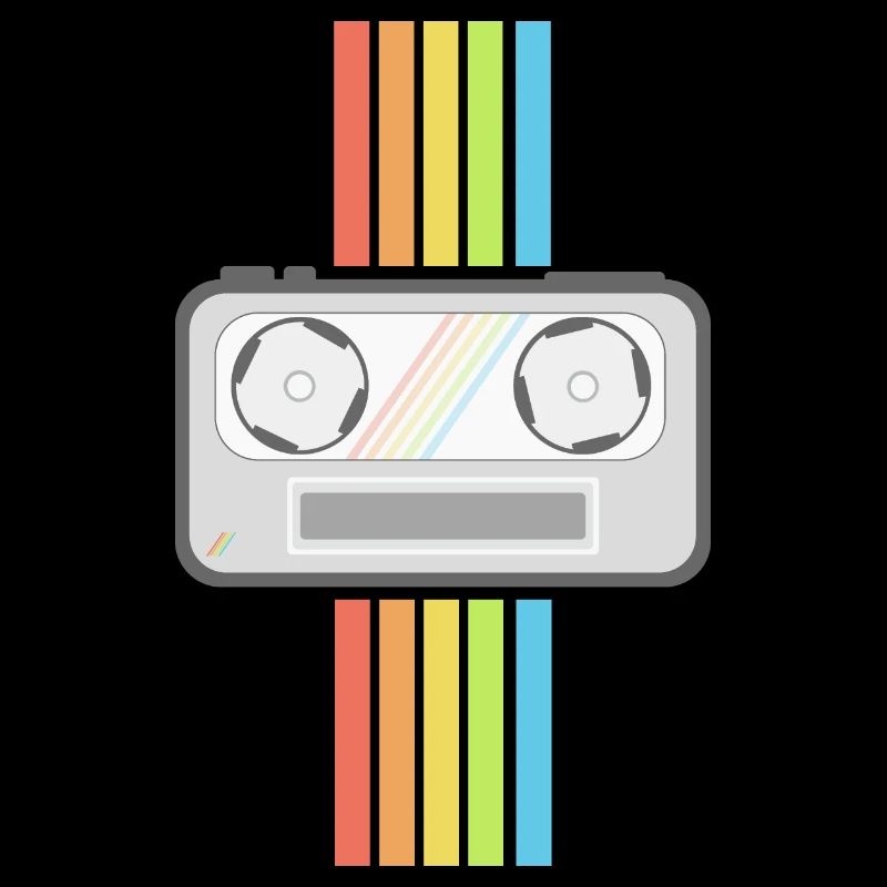 Retro Cassette Logo (Aesthetics)