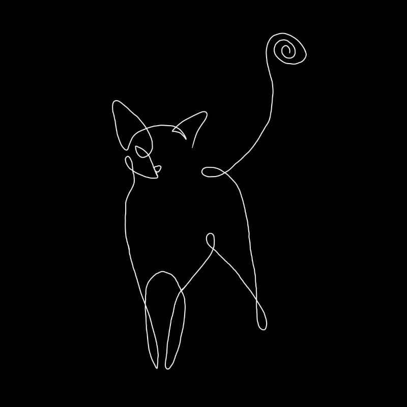 Abstract Art Cat