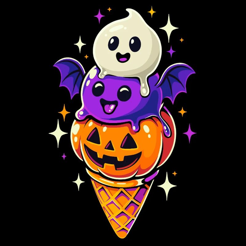 Halloween - Kürbis Eis