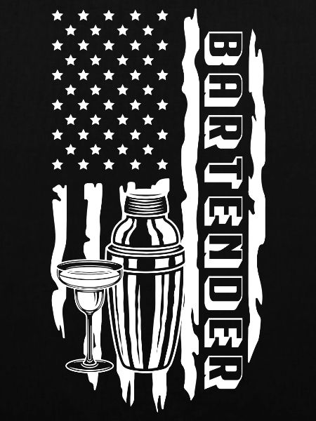 Bartender American Flag- Barkeeper