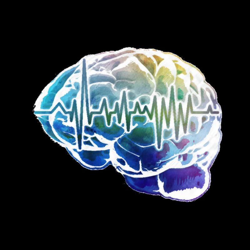 Brain with EEG