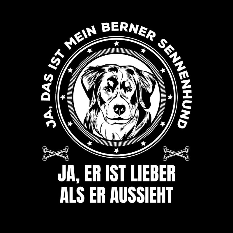 Berner Sennenhund ist lieber als er aussieht