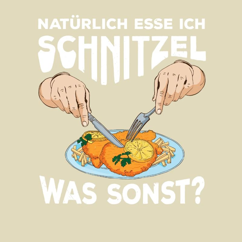 Natürlich esse ich Schnitzel