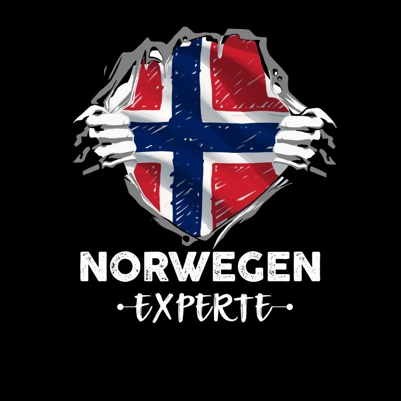 Norwegen Experte Flagge Urlaub Geschenk