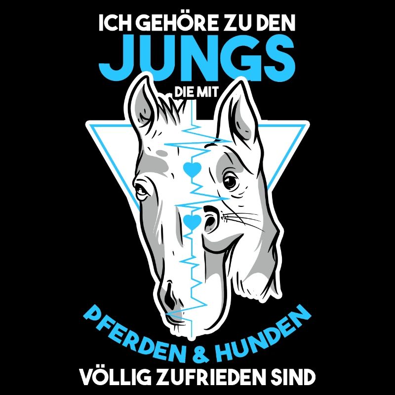 Pferde und Hunde Junge Hund