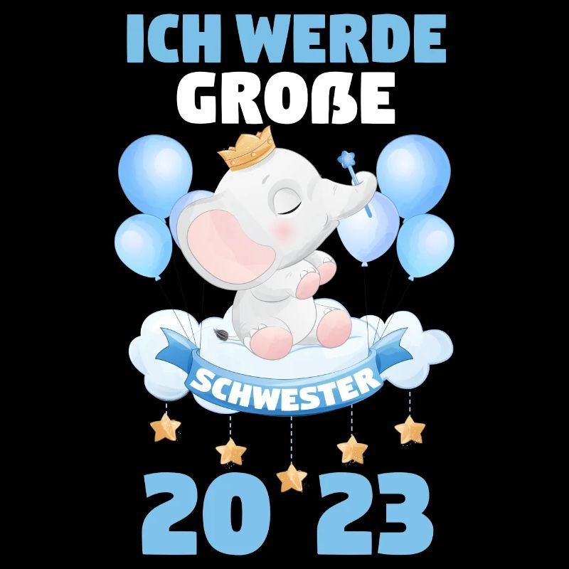 Schwester 2023 Elefant Werdende Schwester