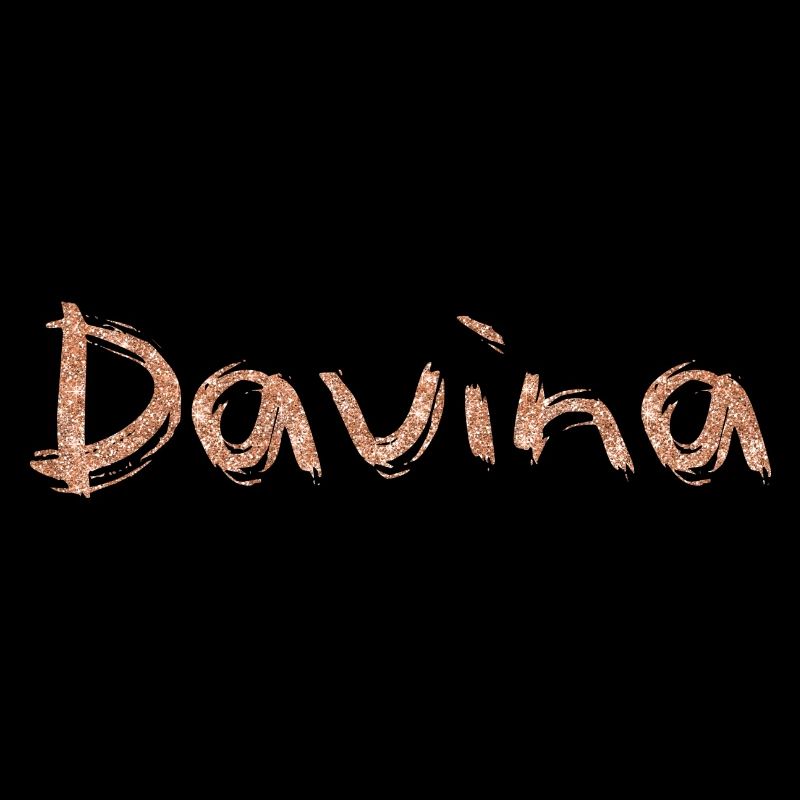 Name Schriftzug Davina