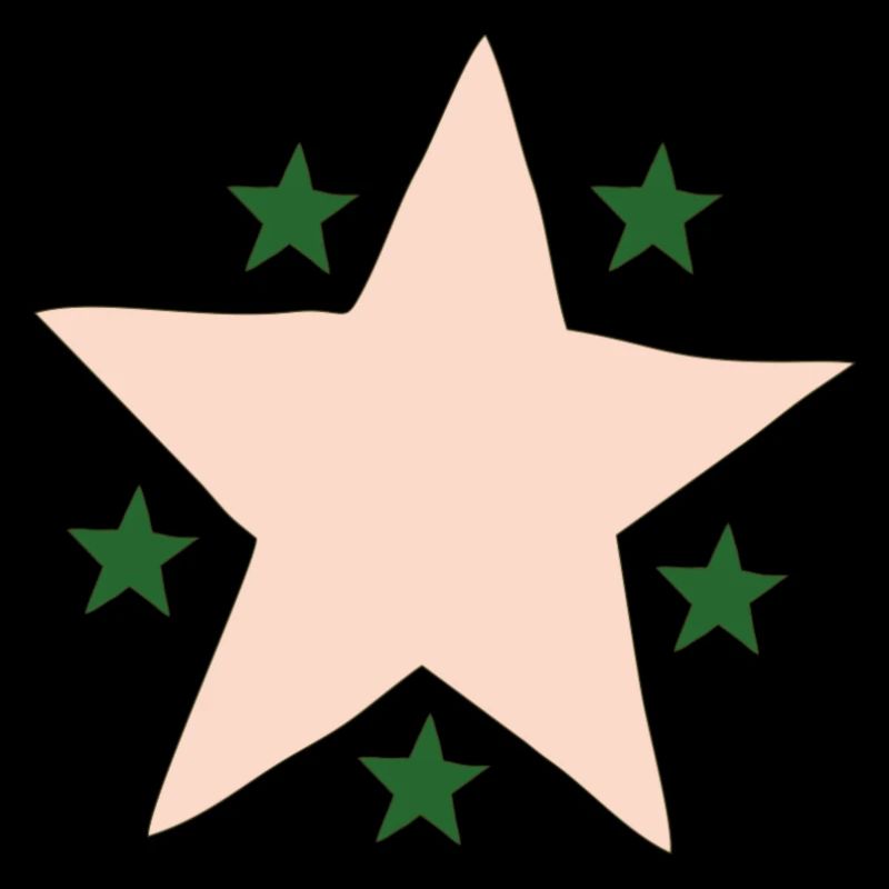 Étoile Rose Vert