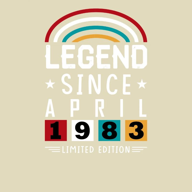 1983 Legend Since Geburtstag Geschenk April