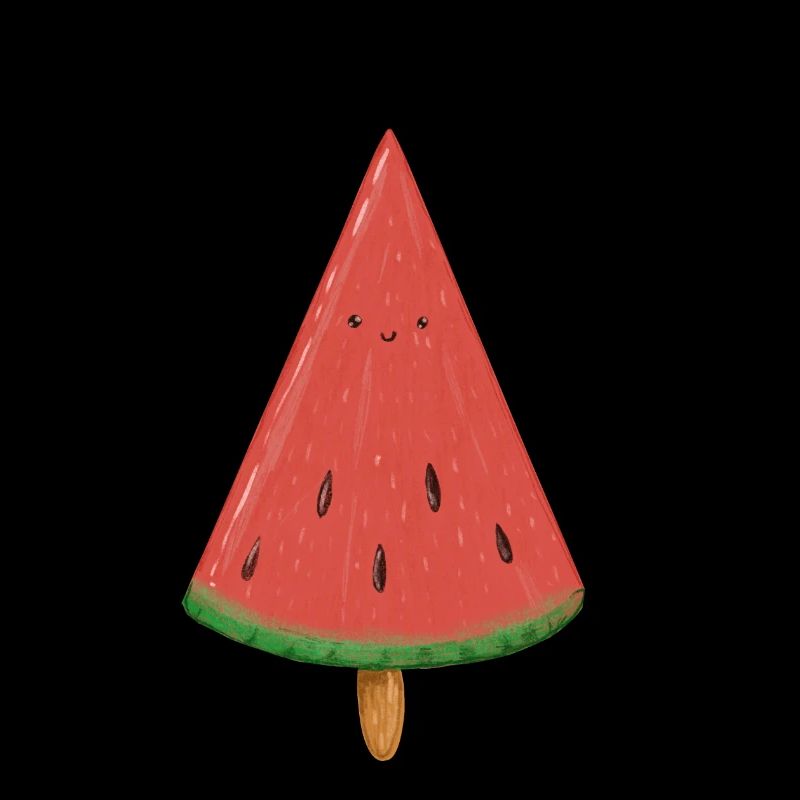Pastèque douce sur un bâton