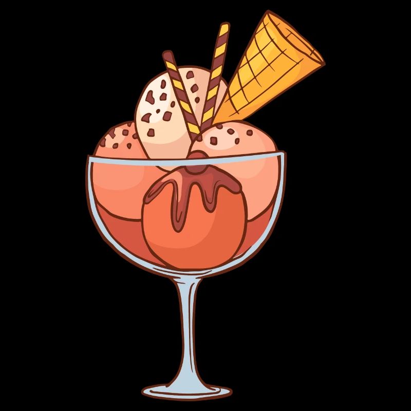 Crème glacée, crème glacée, crème glacée, crème glacée, boule, crème glacée, sundae