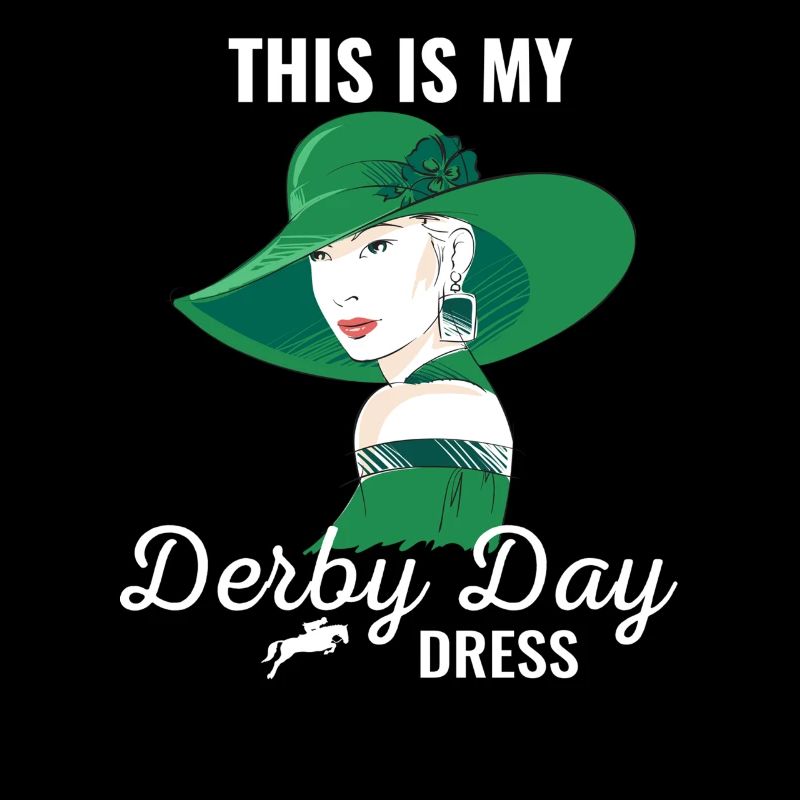 C’est ma course de chevaux de costume de derby