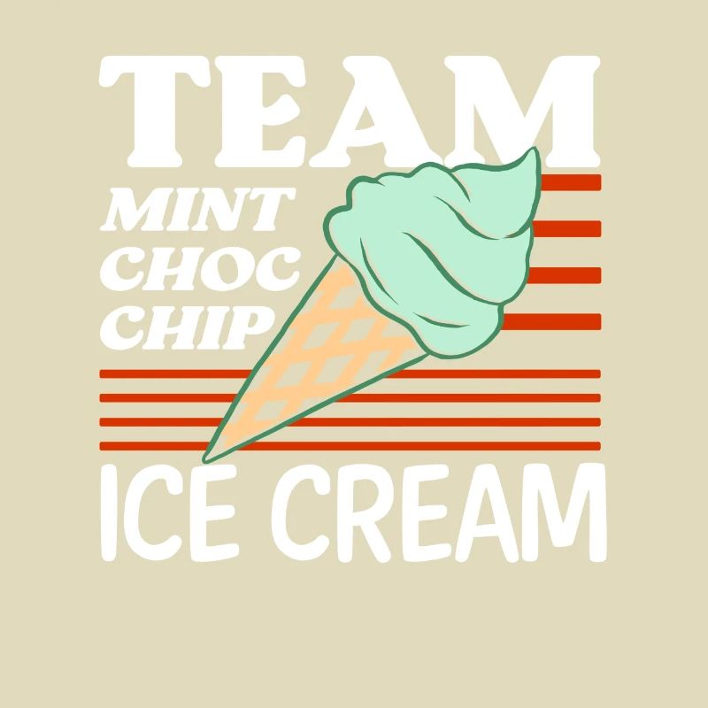Team Mint Choc Eiswaffel Eiscreme Eis