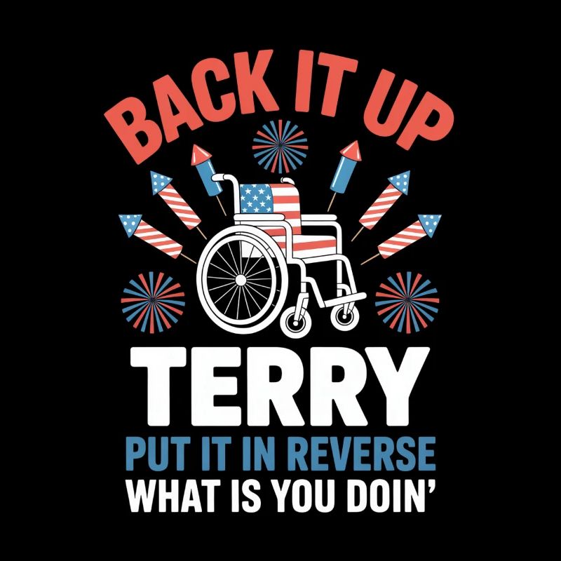 Fauteuil roulant de feux d’artifice Back It Up Terry