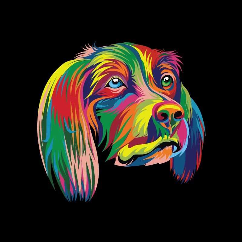 Rainbow Dog - Design Premium