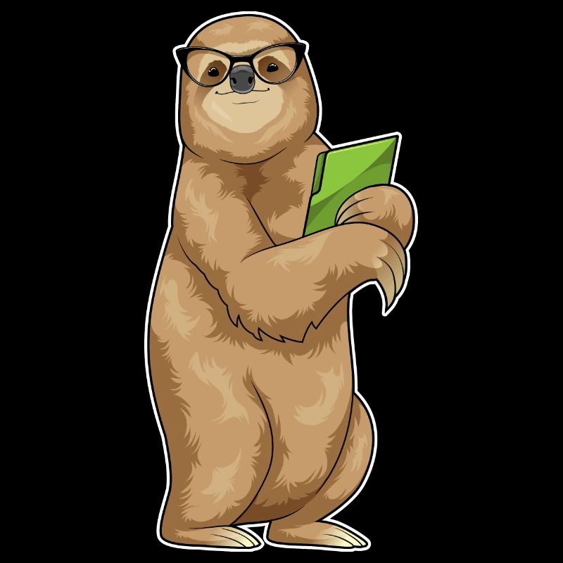 Sloth Secretary Folder Office