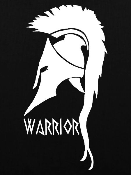 Antiker weißer Kriegerhelm