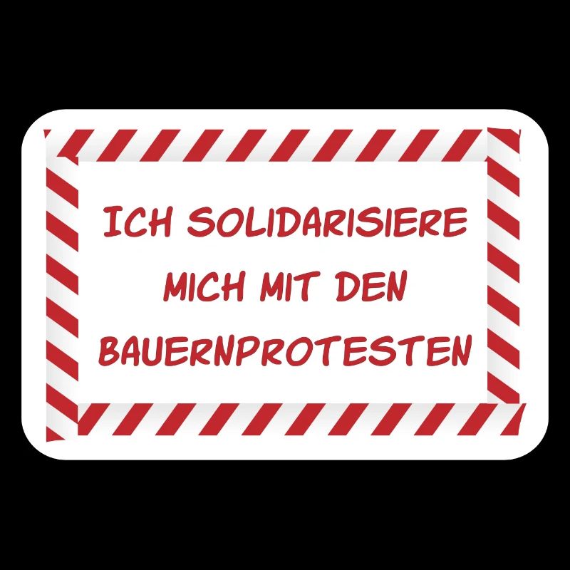 Ich solidarisiere mich mit den Bauernprotesten