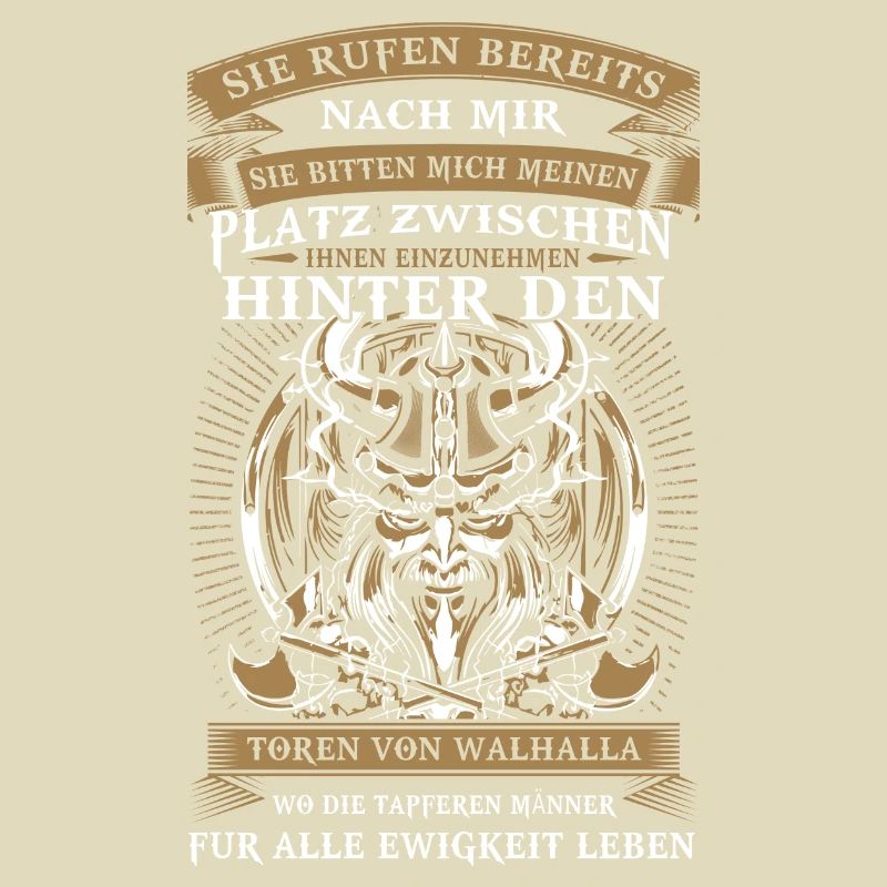 Sie warten bereits auf mich - Wikinger Design