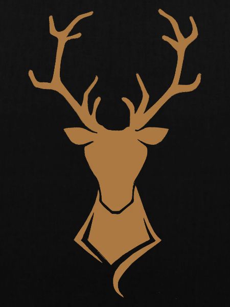 Hirsch Logo Braun/Gold
