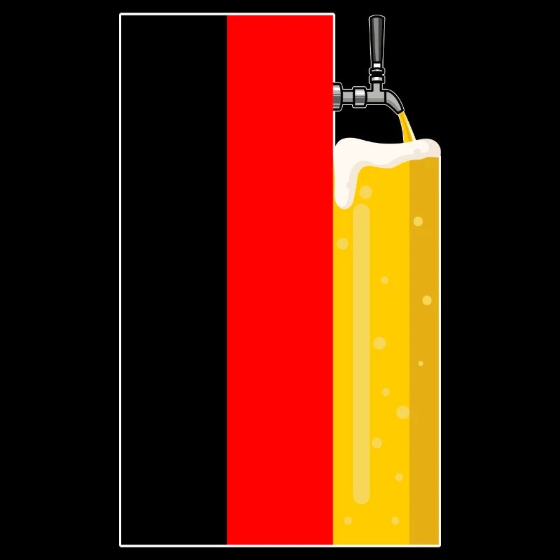 Deutscher Biertrinker Lustiges Bier