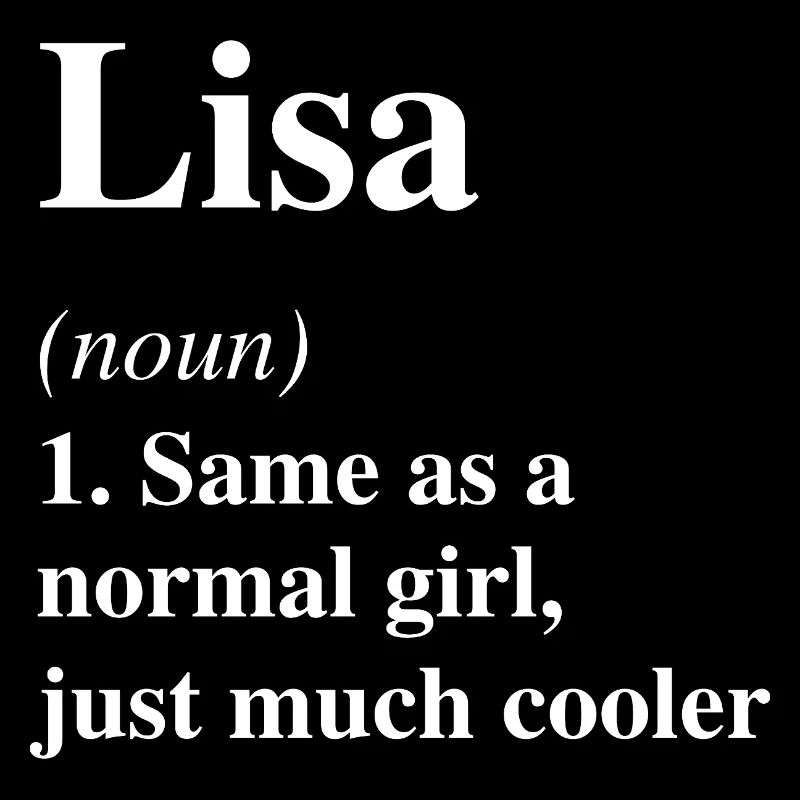 Lisa Definition Cooler Name Spruch Geschenk