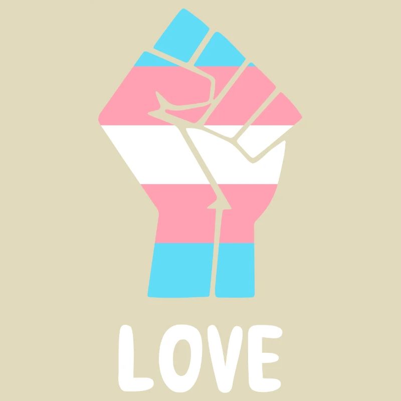 Liebe Trans Pride Faust Design für Equality