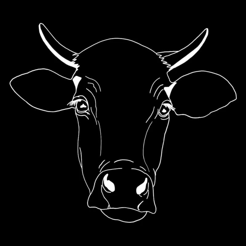 Kuh / Stier Illustration Design