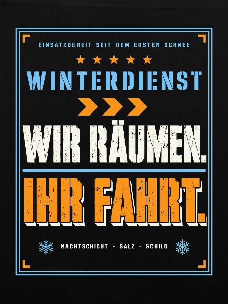Winterdienst Einsatzbereit