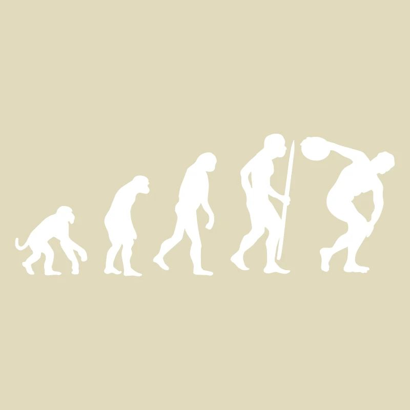 Evolution Diskuswurf Athlet Diskuswerfer