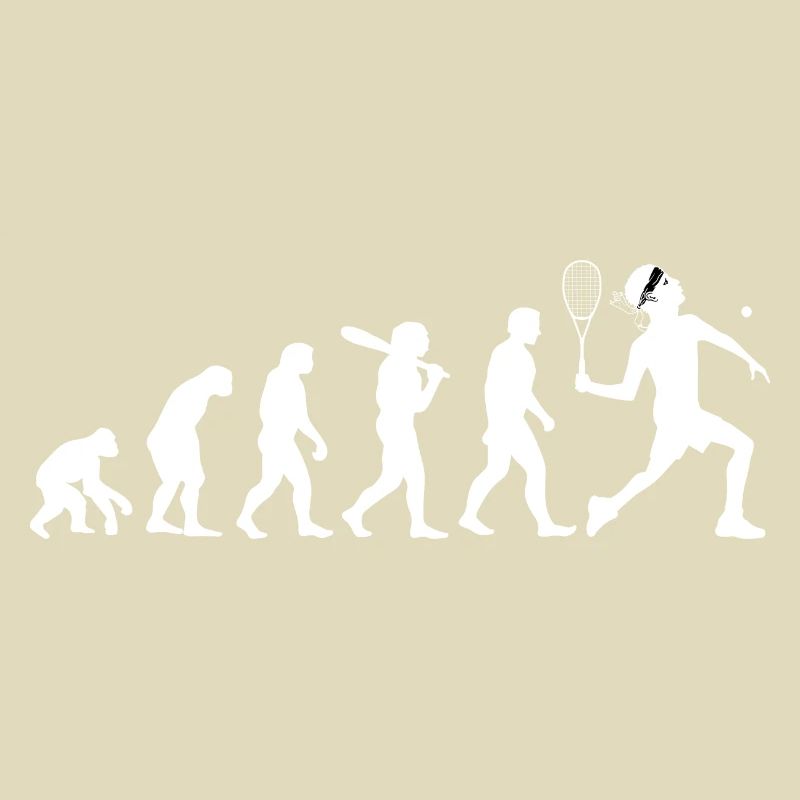 Corse Joueur De Squash Evolution