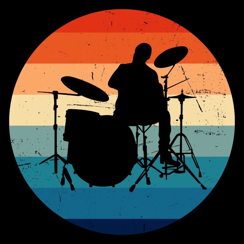 Percussionist Drummer Drums Playing Drums
