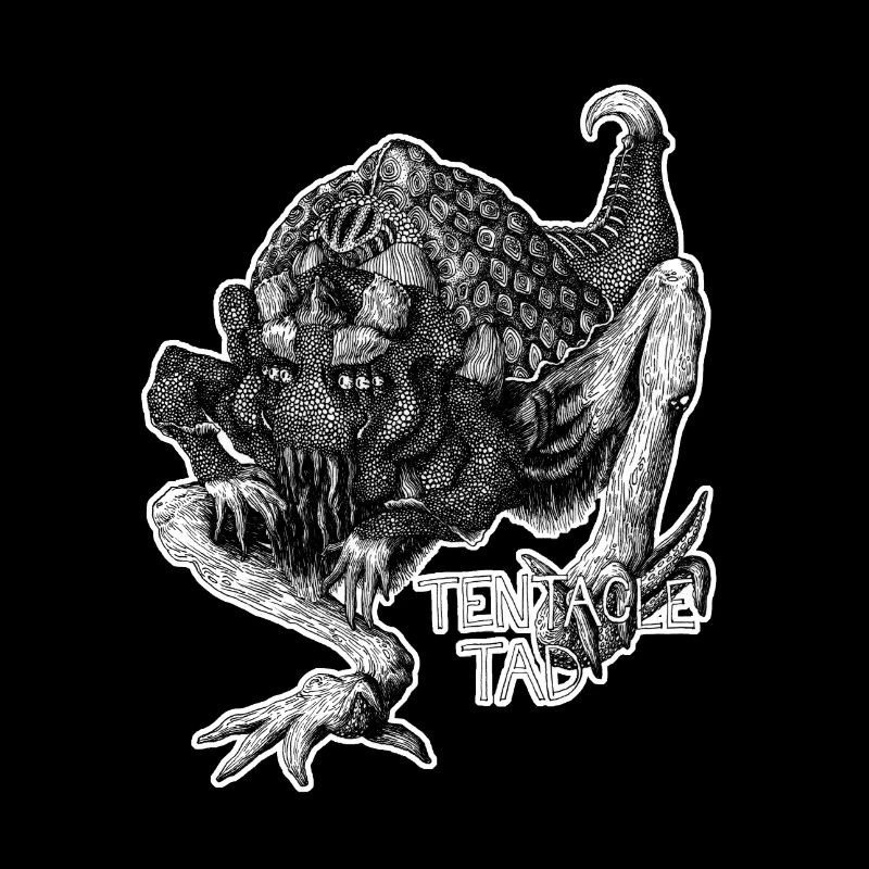 Tentacle Tad white border