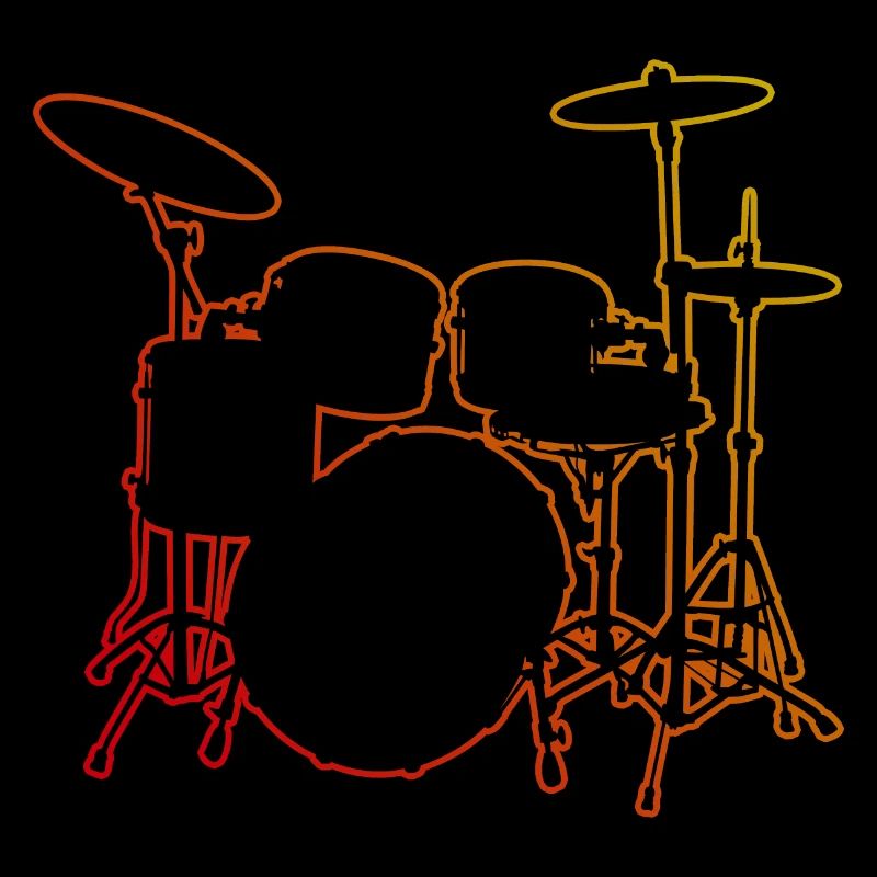 Percussionist Drummer Drum Kit Drummer