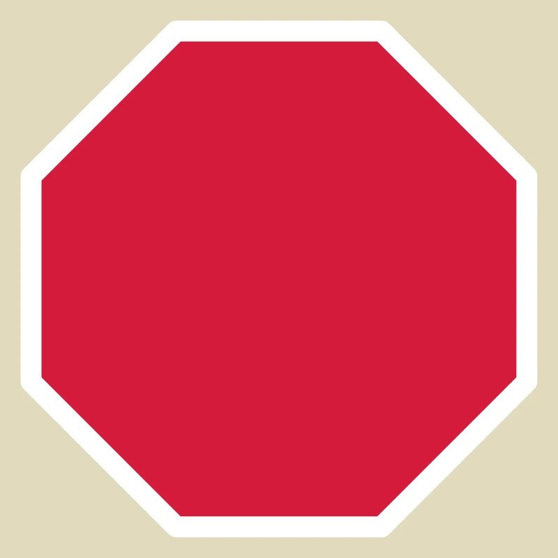 Stop Schild Vorlage Design Symbol Muster Pattern