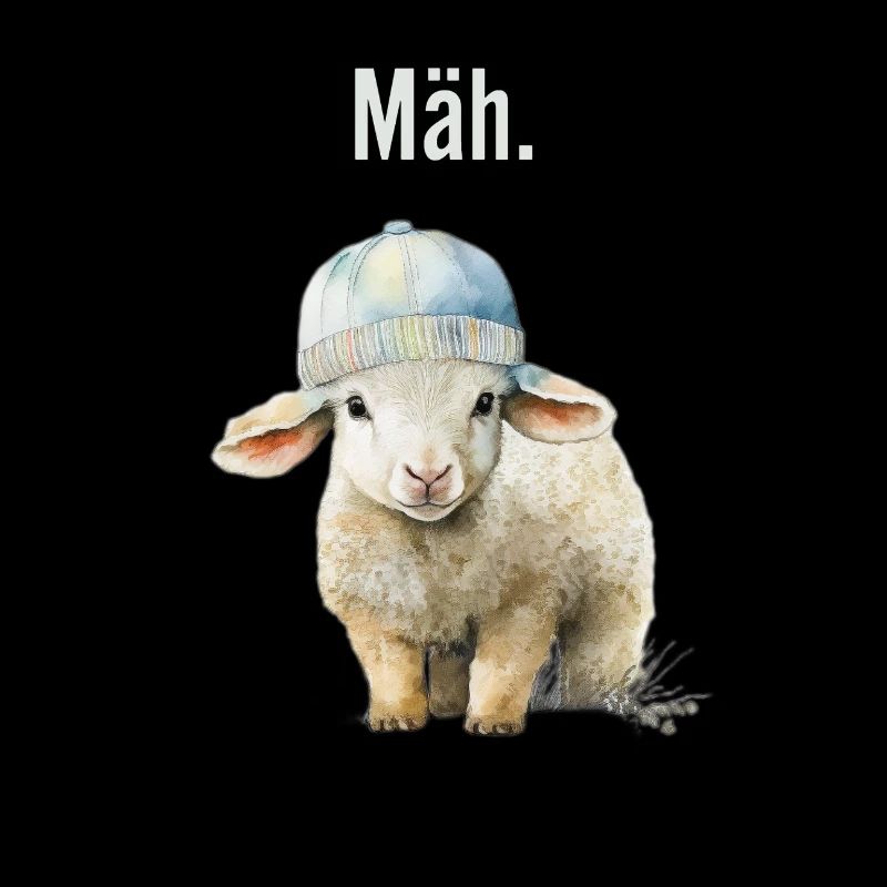Mäh Schaf mit Cap