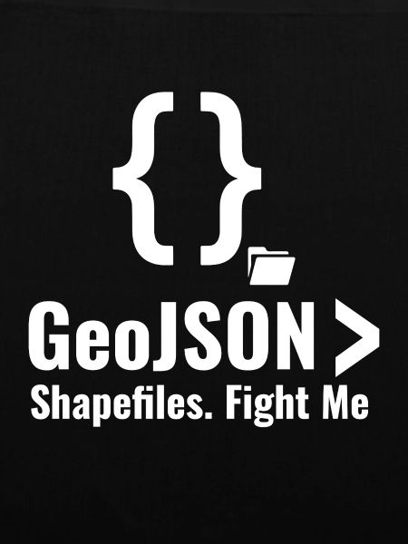 Debatte über GeoJSON-Shapefiles GIS-Datenformat