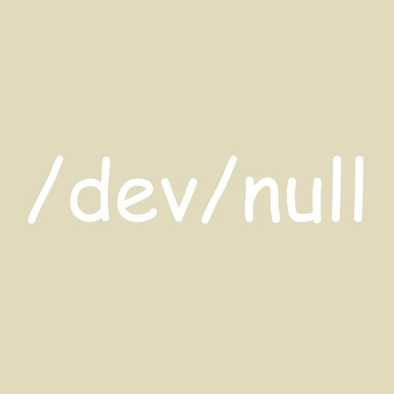 Nulldevice /dev/null Unix Geschenk