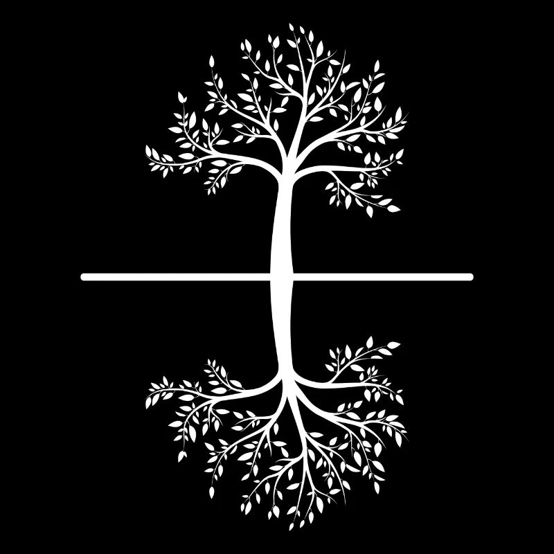 Mutter Erde Baum Reflektion Natur Geschenk