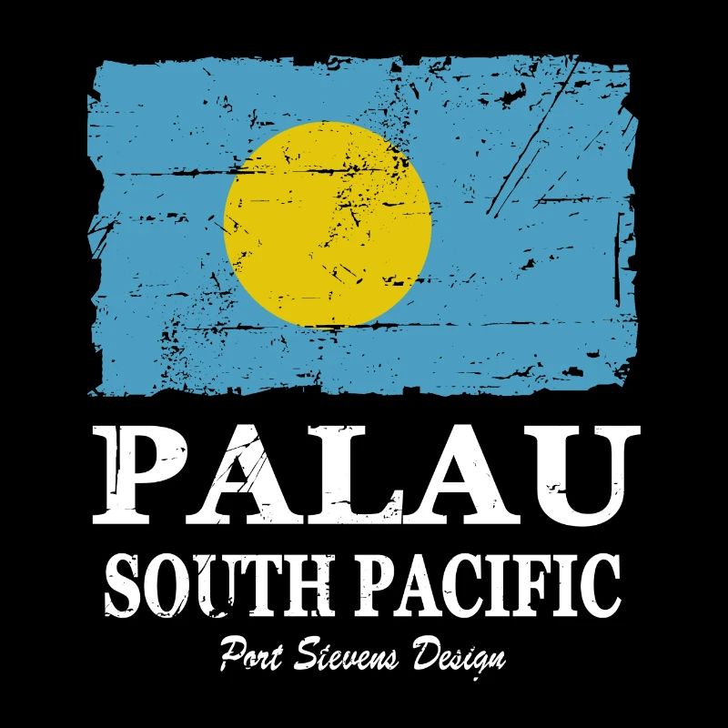 Drapeau des Palaos - Drapeau des Palaos - look minable