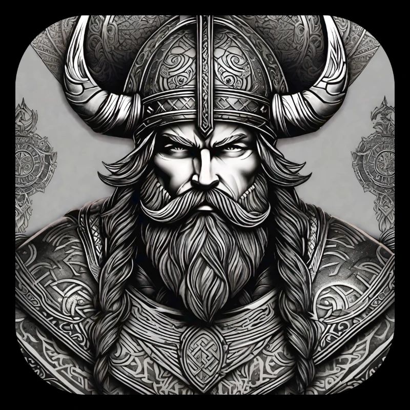 Proud Viking Warrior Germanic