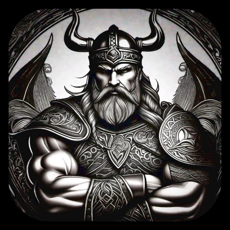 Proud Viking Warrior Germanic