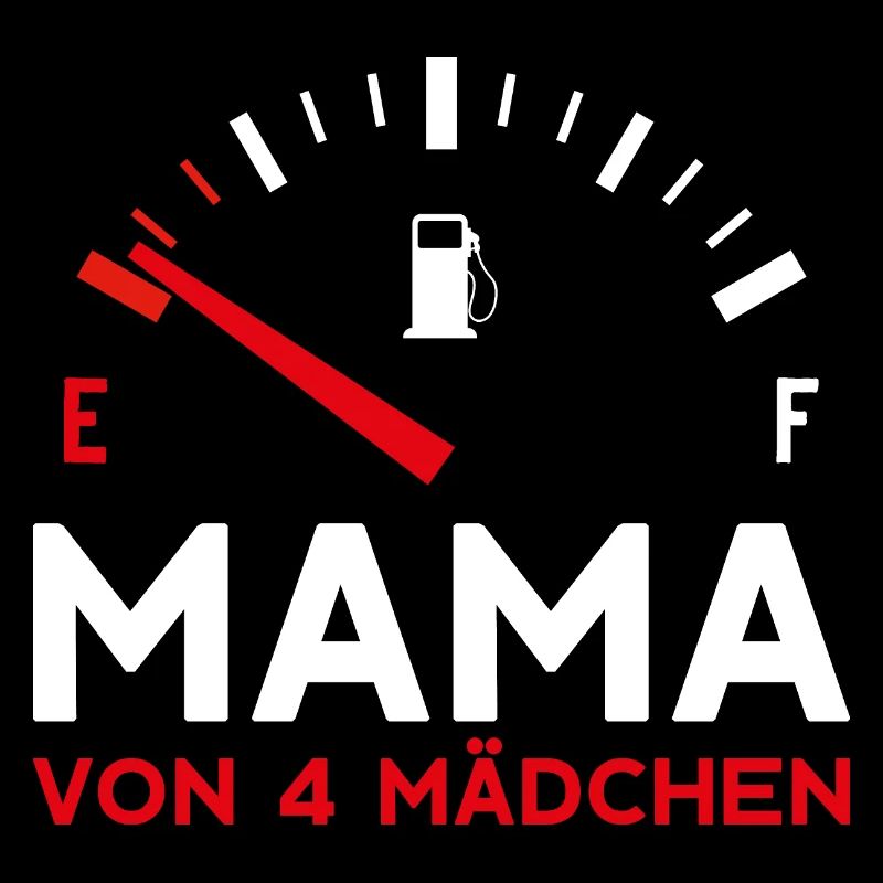 MAMA 4 MÄDCHEN VIER TÖCHTER MUTTERTAG